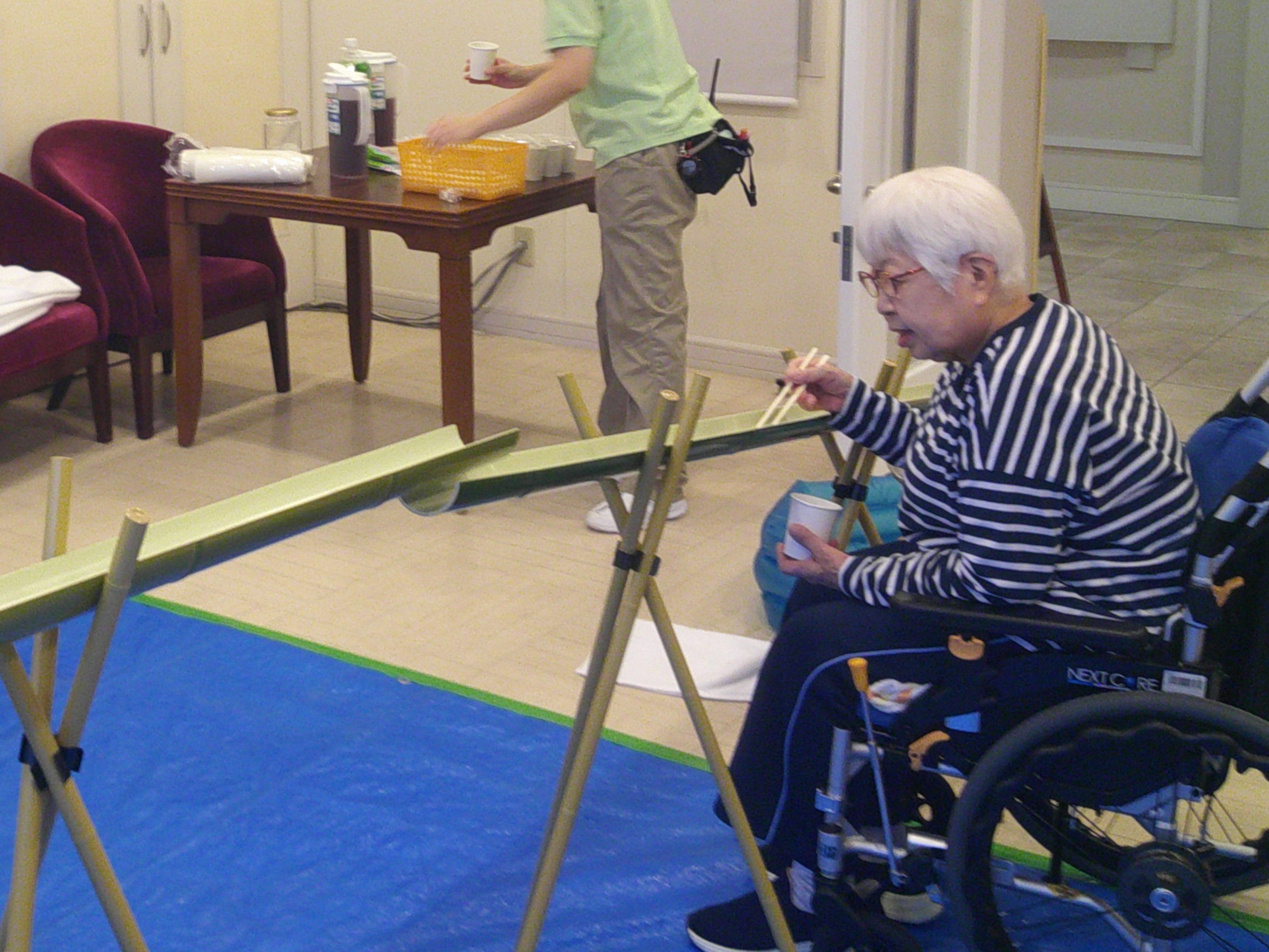 ニチイメゾン稲毛20250929流しそうめん3