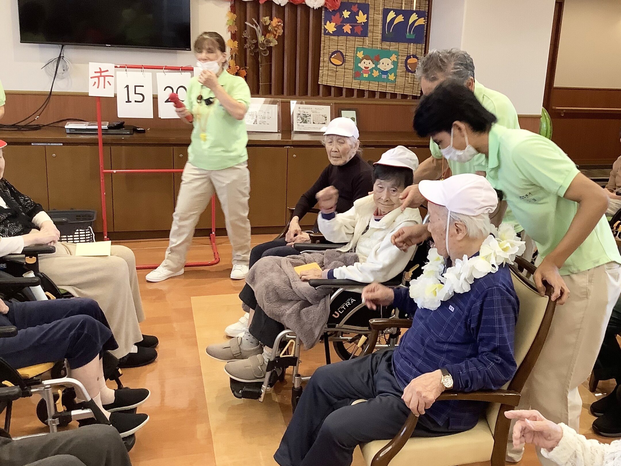 秋の大運動会-2 ニチイホーム江戸川