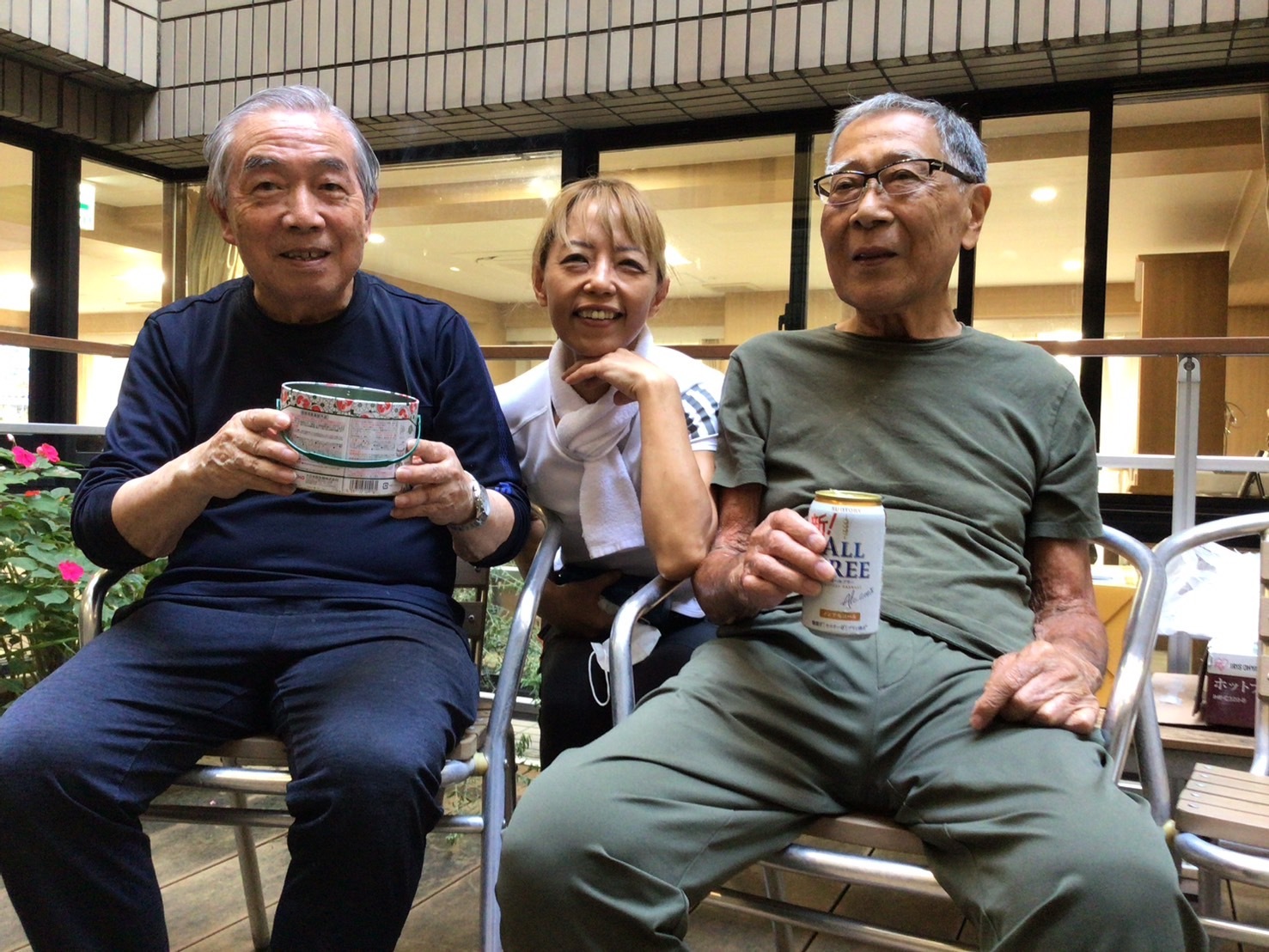 秋のバーベキュー-2 ニチイホーム中野南台