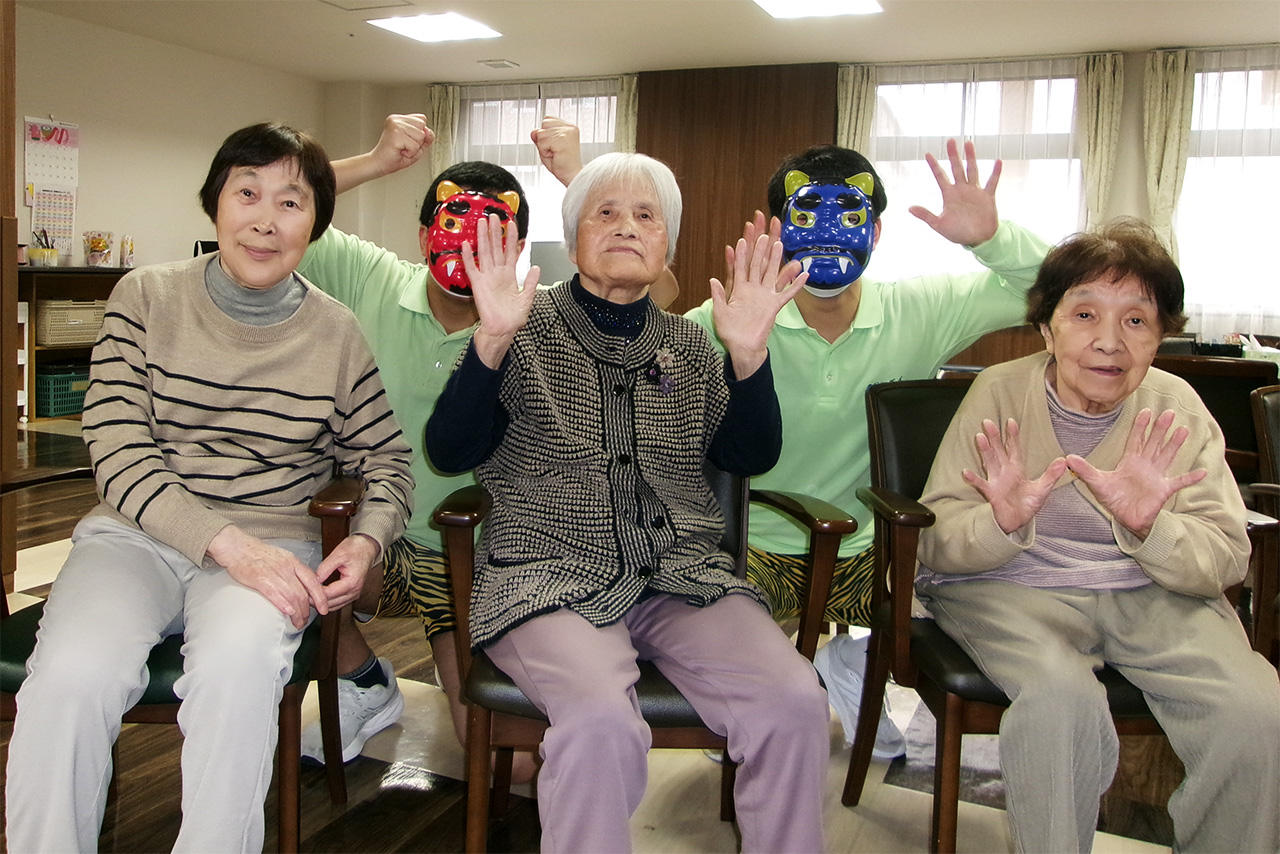 春を呼ぶ、賑やかな豆まき大会！-1 DFくずは